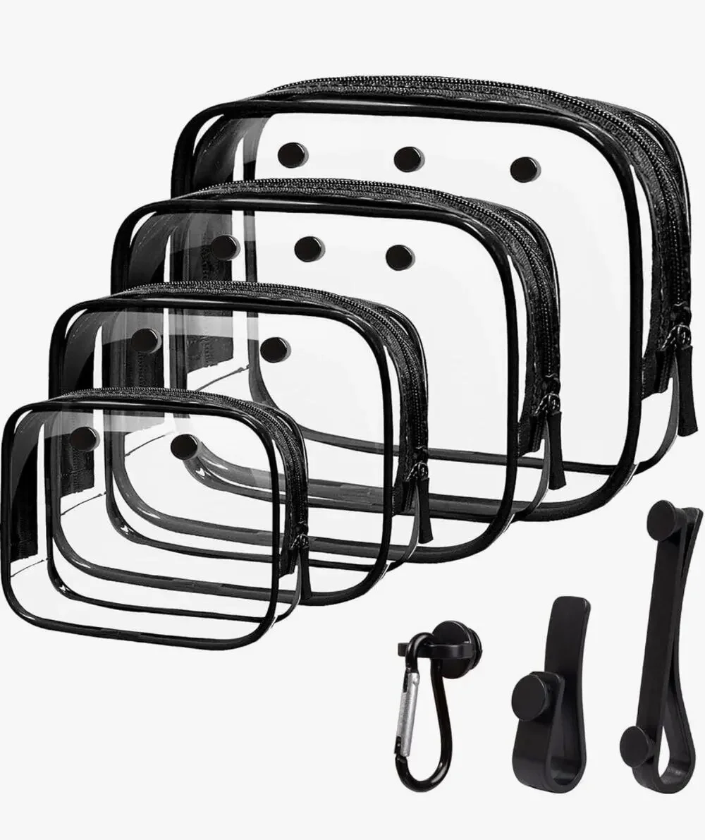 4 PCS Clear Insert Bag for Bogg Bag Nwt